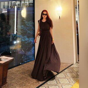 ZIMMERMANN Hypnotic gathered paneled jersey maxi dress